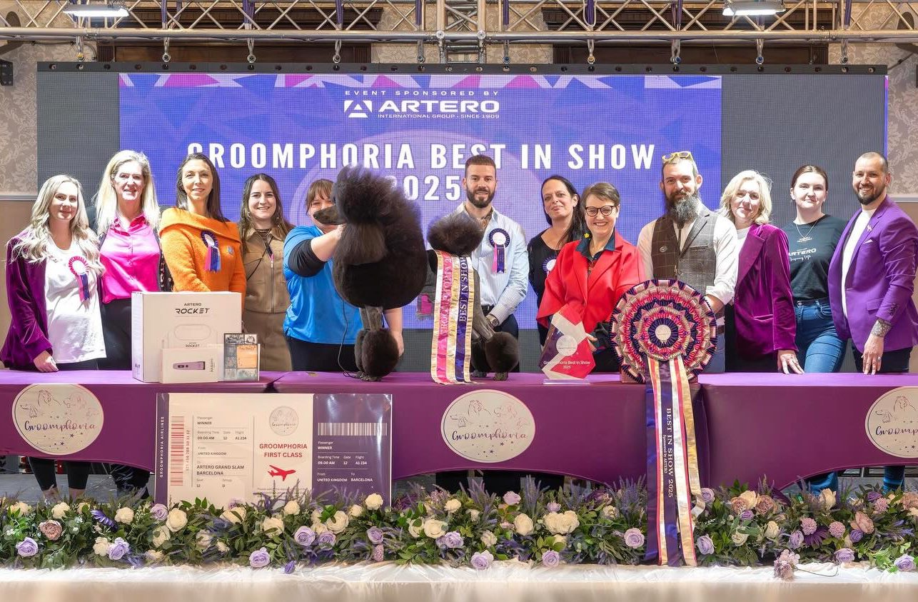 Congratulations Best In Show Winner Rebecca Moores at Groomphoria 2025