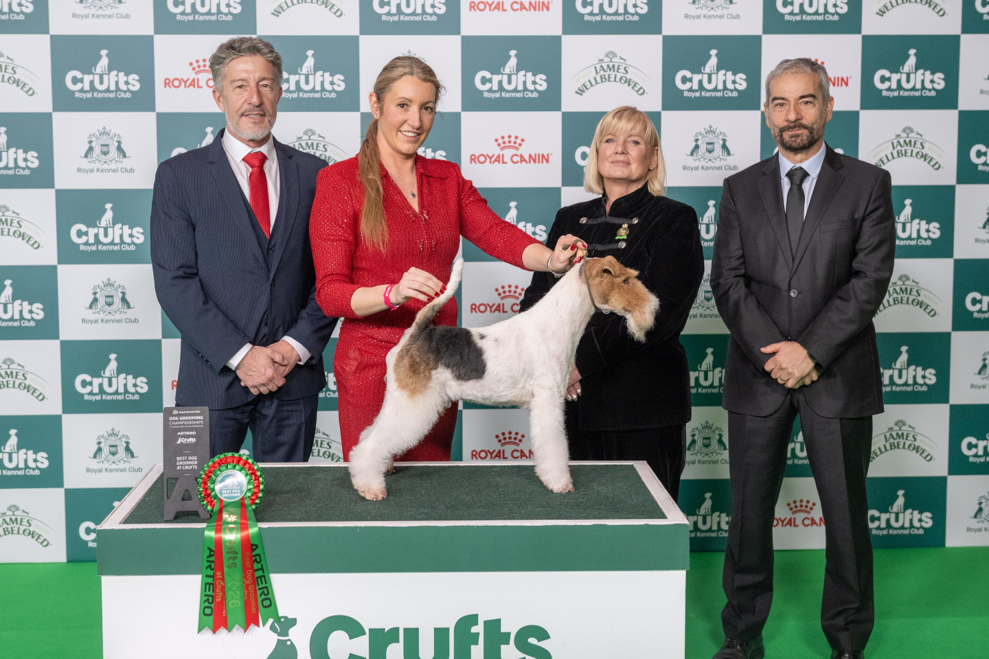 Congratulations Best In Show Winner Hannah Rooney at The Royal Kennel Club Dog Grooming Championships 2026